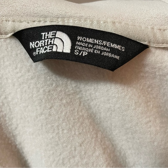 North Face Women's Ivory Color Hoodie, Size S/P, Zip up, Pre-Owned - Picture 3 of 14
